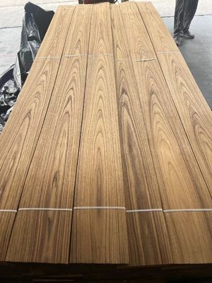 Teak Crown Crown Cut Tấm veneer tự nhiên để trang trí khách sạn