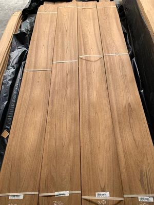 Teak Crown Crown Cut Tấm veneer tự nhiên để trang trí khách sạn