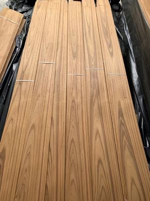 Teak Crown Crown Cut Tấm veneer tự nhiên để trang trí khách sạn