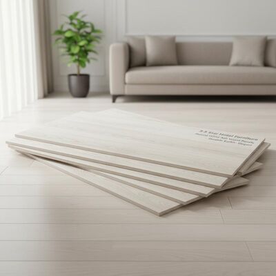 Nội thất khách sạn 3-5 sao Tấm gỗ tần bì trắng tự nhiên 2500 640 Mm Bền bỉ Phong cách và Sang trọng cho Nội thất Thương mại