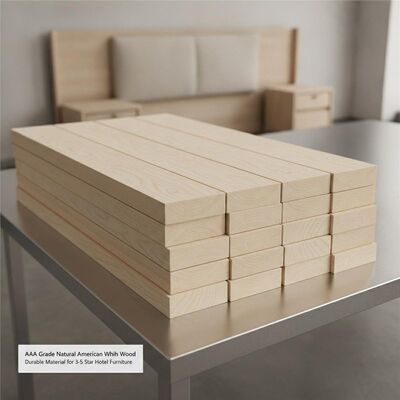 AAA Grade Natural American White Ash Wood Lumber Suitable for 3-5 Star Hotel Furniture Applications Durable and Material